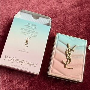 Yves Saint Laurent Pink and Gold Couture Clutch